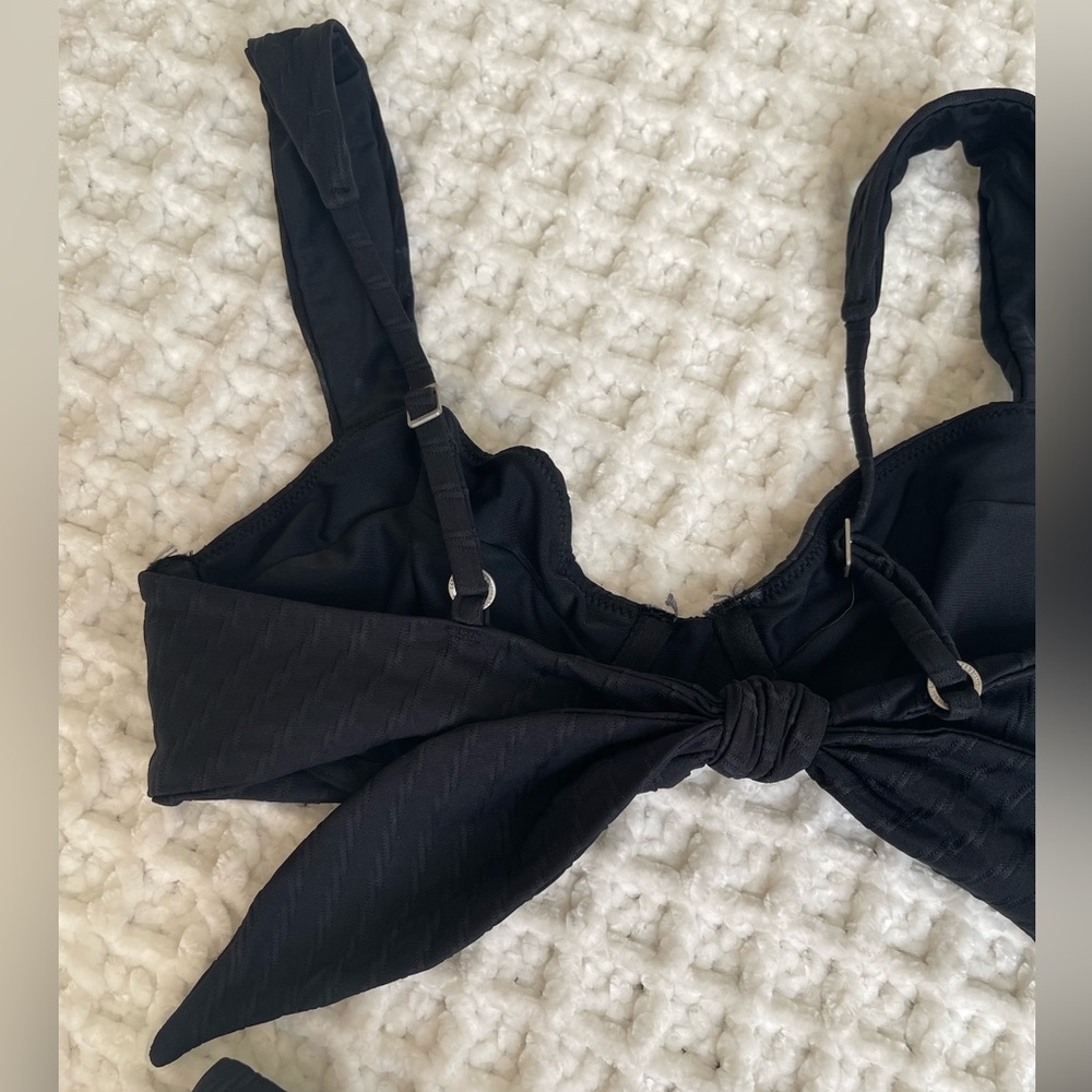 Abercrombie & Fitch Black Bikini with Modern Silhouettes - Picture 8 of 13